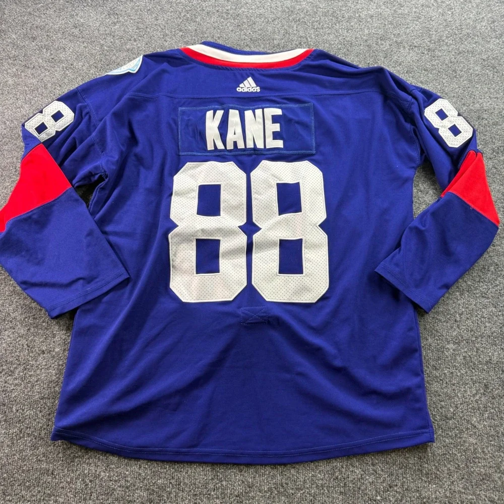 Adidas USA Hockey Jersey Patrick Kane 88 2016 World Cup WCH Blue Mens Large L